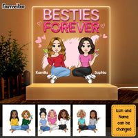 Personalized Gift For Friends Forever Plaque LED Lamp Night Light 23233 thumb 1