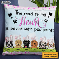 Personalized Love Gift for Dog Mom Pillow 23234 thumb 1