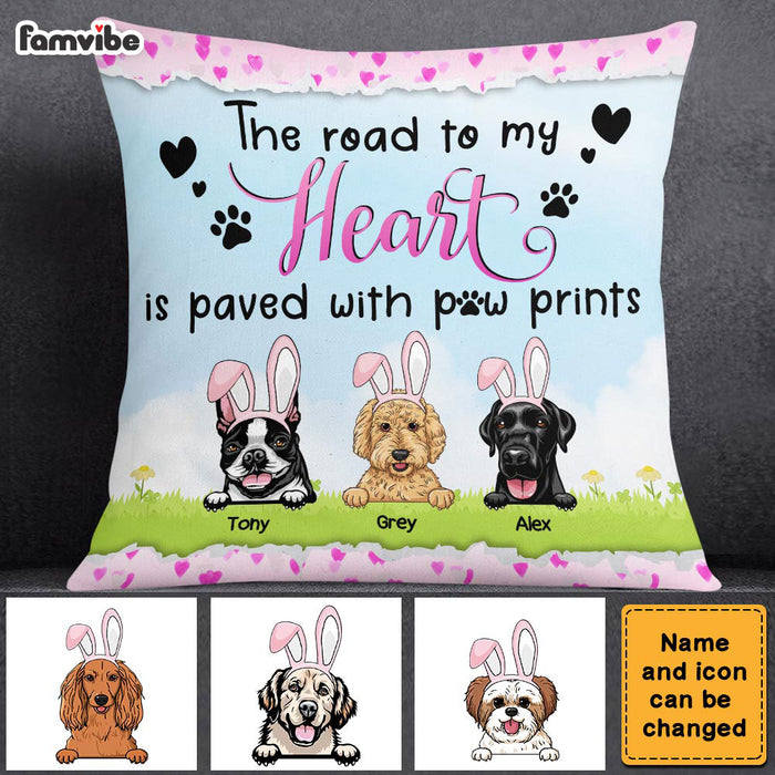 Personalized Love Gift for Dog Mom Pillow 23234 1