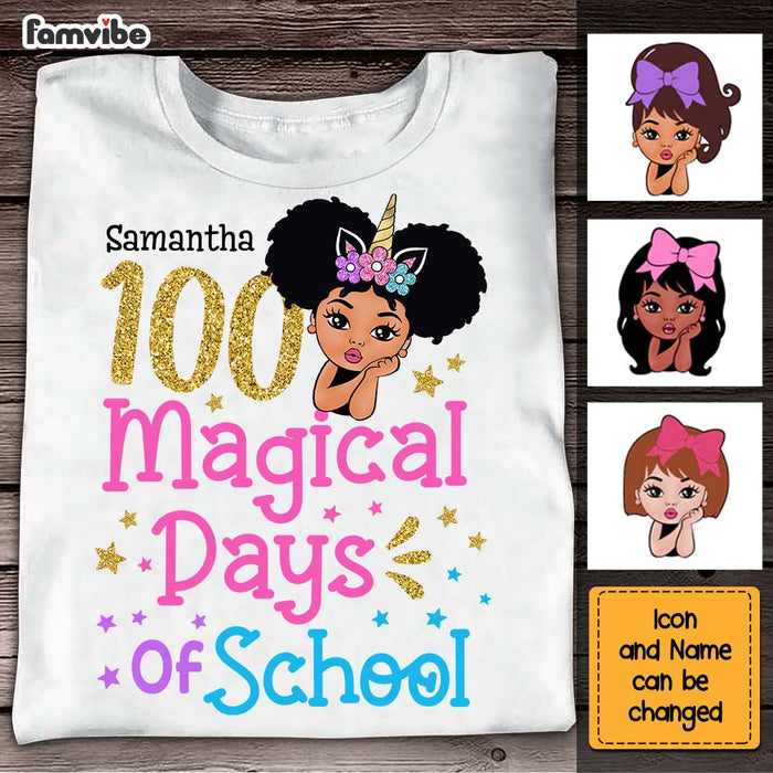 Personalized Love Gift 100 Magical Days Of School Shirt - Hoodie - Sweatshirt 23235 1