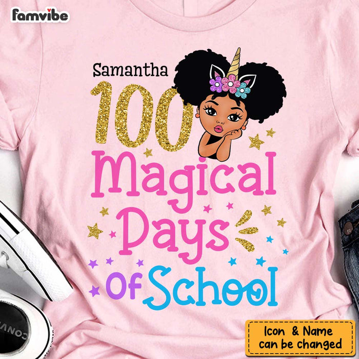 Personalized Love Gift 100 Magical Days Of School Shirt - Hoodie - Sweatshirt 23235 1