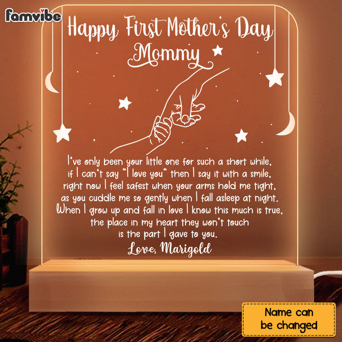 Personalized First Mother's Day Gift For Mom Plaque LED Lamp Night Light 23239 1