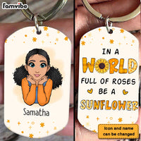 Personalized Gift for Granddaughter Aluminum Keychain 23240 thumb 1