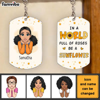 Personalized Gift for Granddaughter Aluminum Keychain 23240 thumb 1