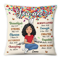Personalized Gift For Daughter You Are Bible Verses Pillow 23245 thumb 1
