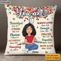 Personalized Gift For Daughter You Are Bible Verses Pillow 23245 thumb 1