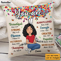 Personalized Gift For Daughter You Are Bible Verses Pillow 23245 thumb 1