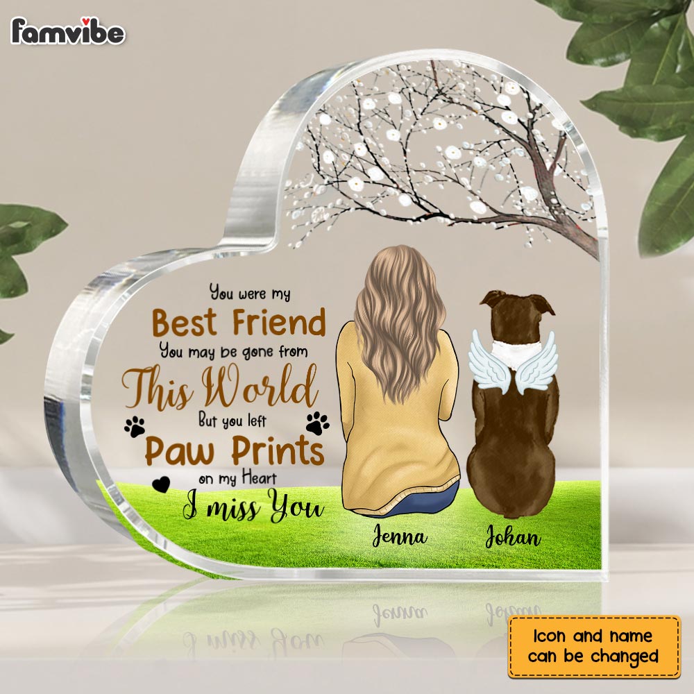 Personalized Gift Dog Memorial Acrylic Plaque 23247 Primary Mockup