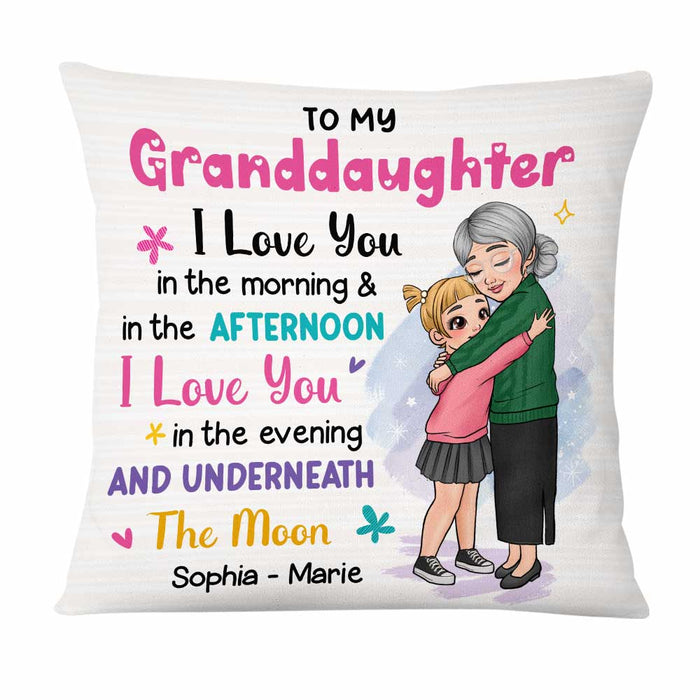 Personalized Gift for Granddaughter Pillow 23251 1