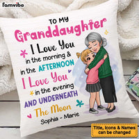 Personalized Gift for Granddaughter Pillow 23251 thumb 1