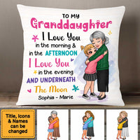 Personalized Gift for Granddaughter Pillow 23251 thumb 1