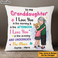 Personalized Gift for Granddaughter Pillow 23251 thumb 1