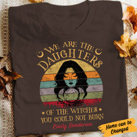Personalized Halloween We Are The Daughters Of The Witch T Shirt AG262 87O34 thumb 1