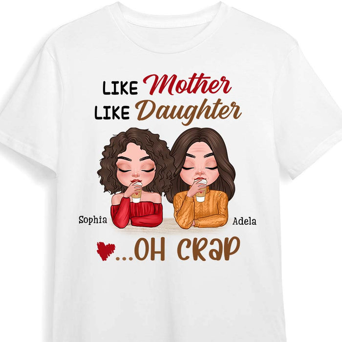 Personalized Gift Like Mother Like Daughter Shirt - Hoodie - Sweatshirt 23261 1