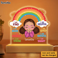 Personalized Daily Affirmation Gift Plaque LED Lamp Night Light 23263 thumb 1
