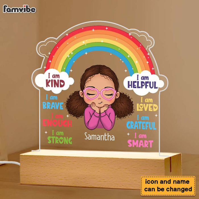 Personalized Daily Affirmation Gift Plaque LED Lamp Night Light 23263 1