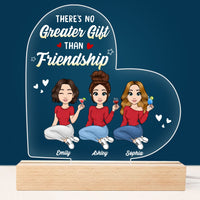 Personalized Friendship Greater Gift Plaque LED Lamp Night Light 23264 thumb 1