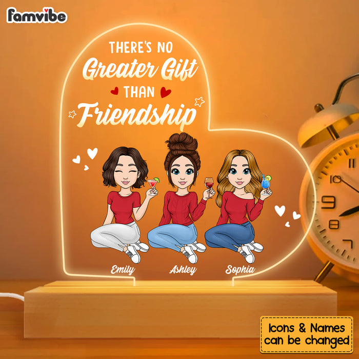 Personalized Friendship Greater Gift Plaque LED Lamp Night Light 23264 1