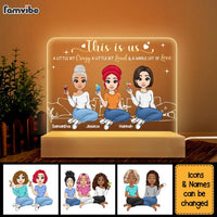 Personalized Gift This Is Us Whole Lot of Love Plaque LED Lamp Night Light 23265 thumb 1