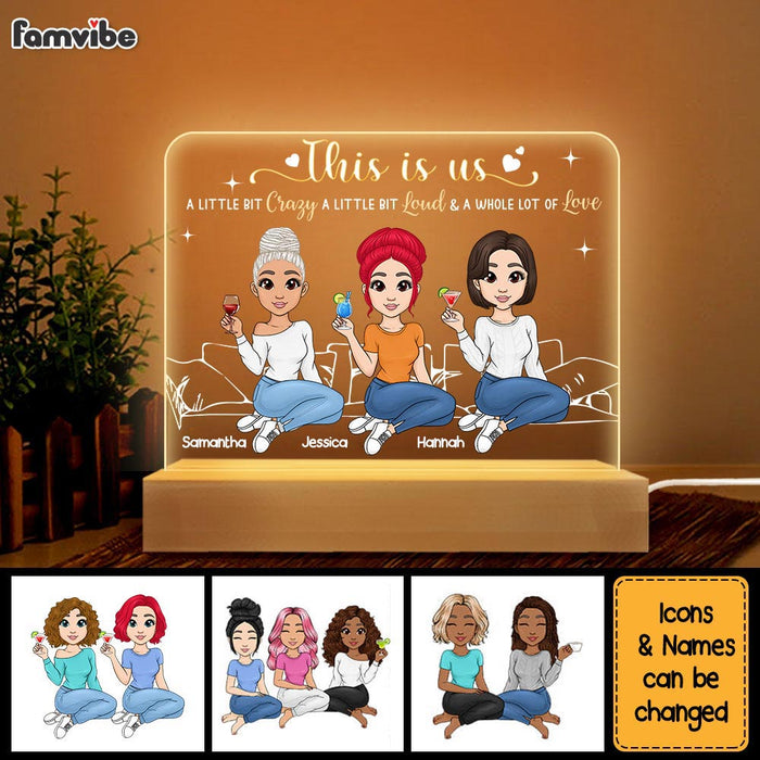 Personalized Gift This Is Us Whole Lot of Love Plaque LED Lamp Night Light 23265 1