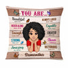 Personalized Gift For Daughter You Are Bible Verses Pillow 23270 1