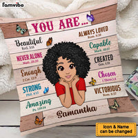 Personalized Gift For Daughter You Are Bible Verses Pillow 23270 thumb 1