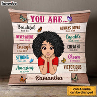 Personalized Gift For Daughter You Are Bible Verses Pillow 23270 thumb 1