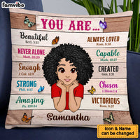 Personalized Gift For Daughter You Are Bible Verses Pillow 23270 thumb 1