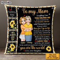 Personalized Gift For Mom Everything I Am Pillow 23273 thumb 1