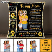Personalized Gift For Mom Everything I Am Pillow 23273 thumb 1