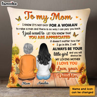 Personalized Gift For Mom You Are Appreciated Pillow 23275 thumb 1