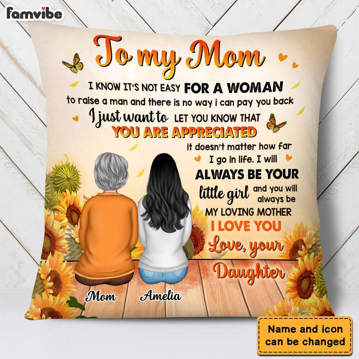 Personalized Gift For Mom You Are Appreciated Pillow 23275 1