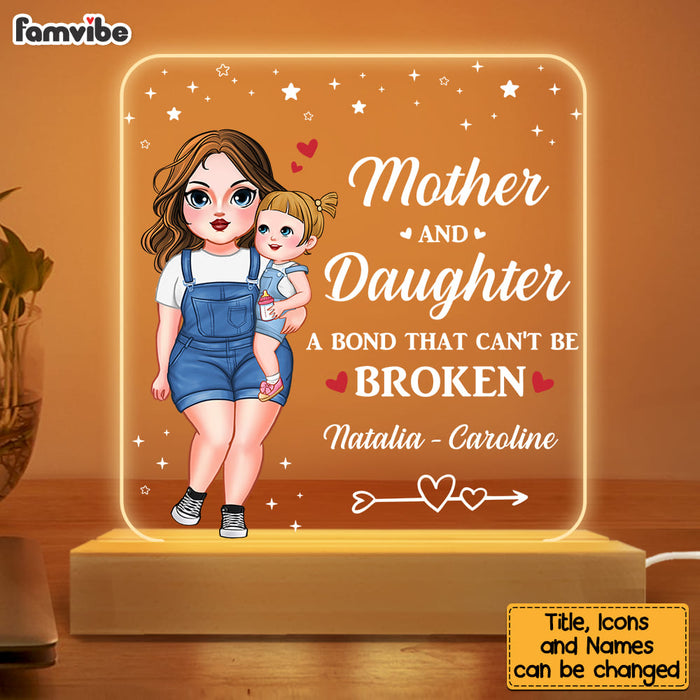 Personalized Mother And Daughter Plaque LED Lamp Night Light 23278 1