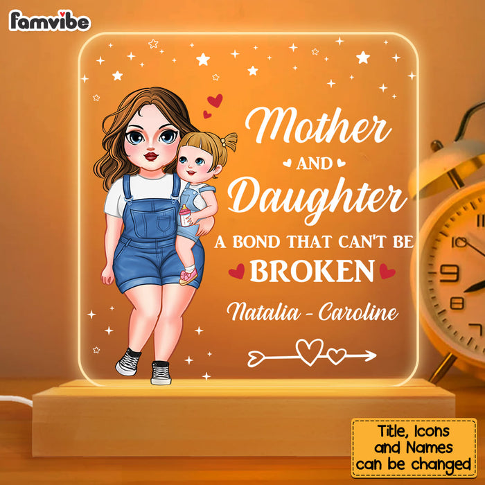 Personalized Mother And Daughter Plaque LED Lamp Night Light 23278 1