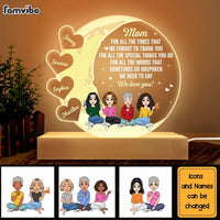Personalized Gift for Grandma Wood Plaque Plaque LED Lamp Night Light 23280 thumb 1