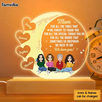 Personalized Gift for Grandma Wood Plaque Plaque LED Lamp Night Light 23280 thumb 1