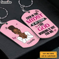 Personalized In The Midst Of My Storm Aluminum Keychain 23281 thumb 1