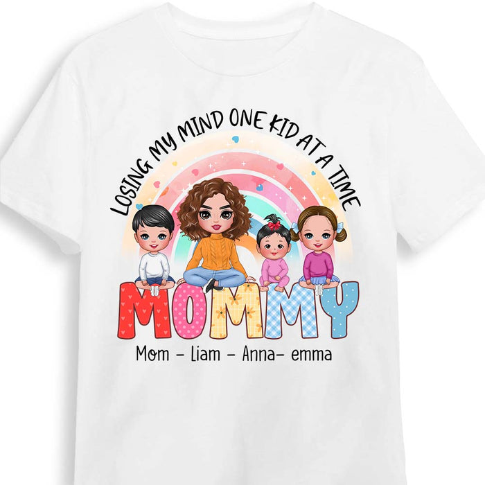 Personalized Gift for Mommy Losing My Mind One Kid At A Time Shirt - Hoodie - Sweatshirt 23287 1