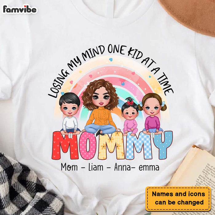 Personalized Gift for Mommy Losing My Mind One Kid At A Time Shirt - Hoodie - Sweatshirt 23287 1