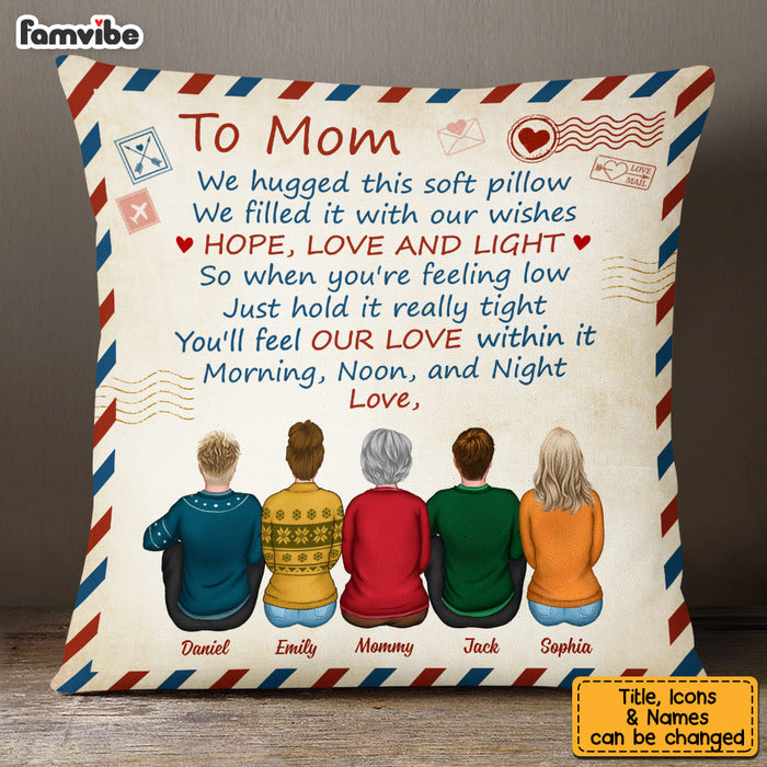 Personalized Gift For Mom Letter Pillow 23288 1