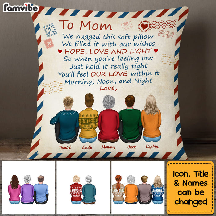 Personalized Gift For Mom Letter Pillow 23288 1