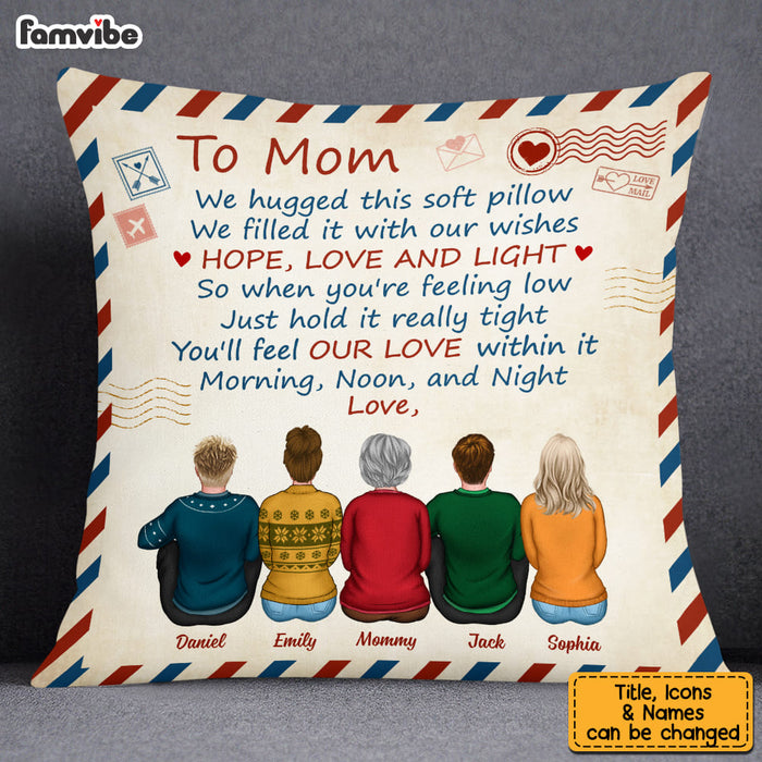 Personalized Gift For Mom Letter Pillow 23288 1