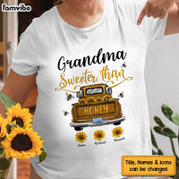 Personalized Grandma Sweeter Than Honey Truck Shirt - Hoodie - Sweatshirt 23290 thumb 1