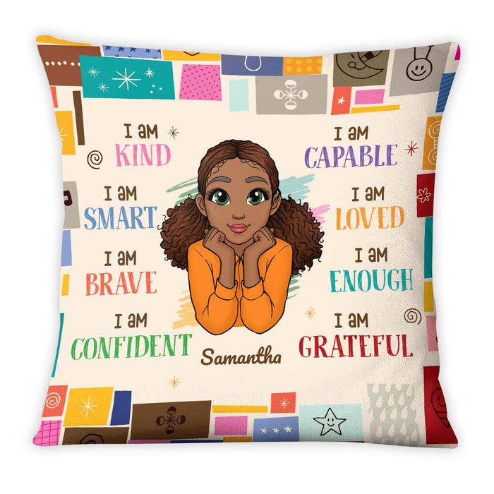 Personalized Gift For Granddaughter  I Am Kind Pillow 23291 1
