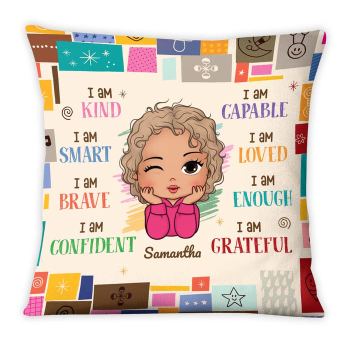 Personalized Gift For Granddaughter  I Am Kind Pillow 23294 1