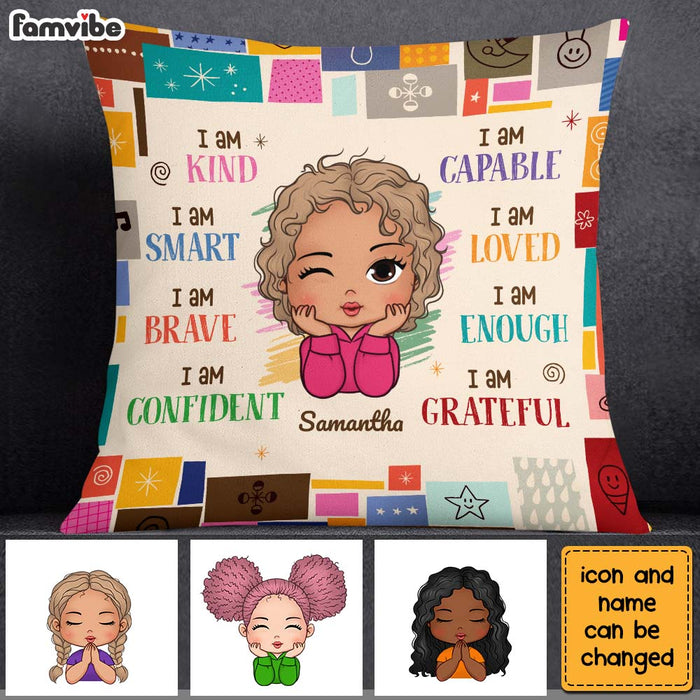 Personalized Gift For Granddaughter  I Am Kind Pillow 23294 1