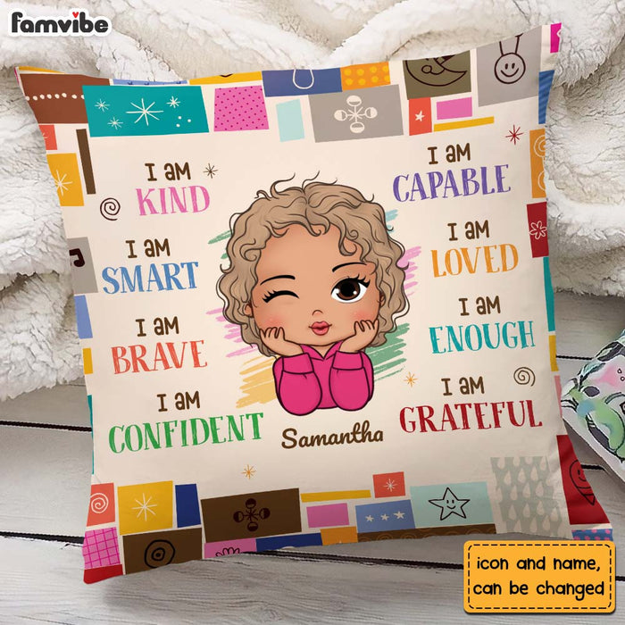 Personalized Gift For Granddaughter  I Am Kind Pillow 23294 1