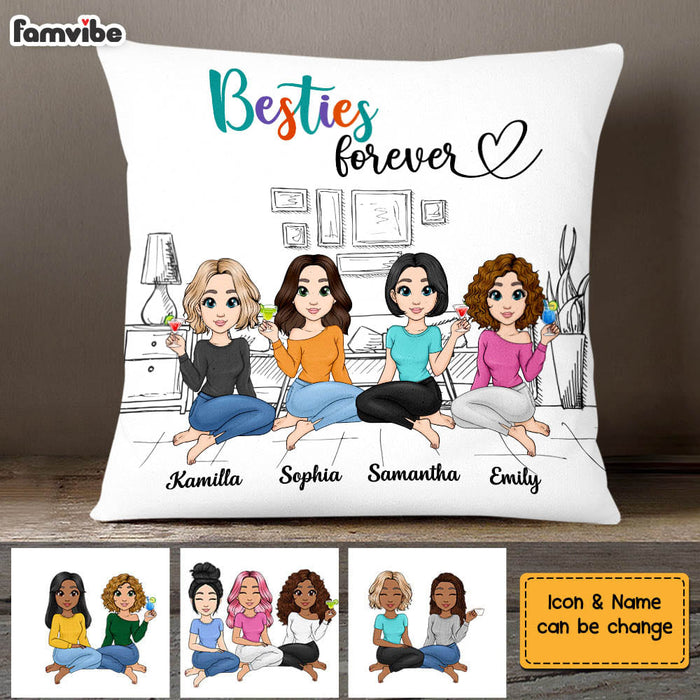 Personalized Gift Friends Forever Pillow 23155 1