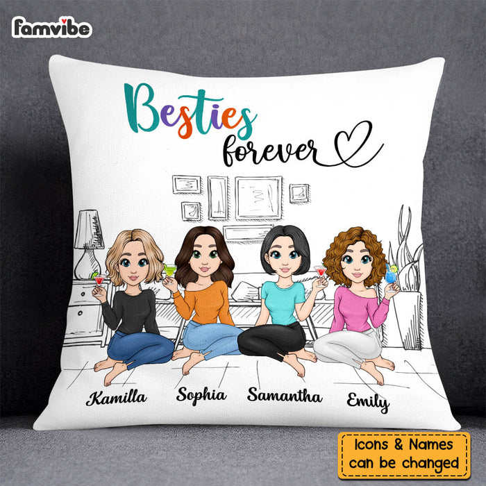 Personalized Gift Friends Forever Pillow 23155 1