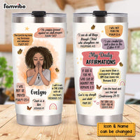 Personalized Christian Affirmations Steel Tumbler 23309 thumb 1